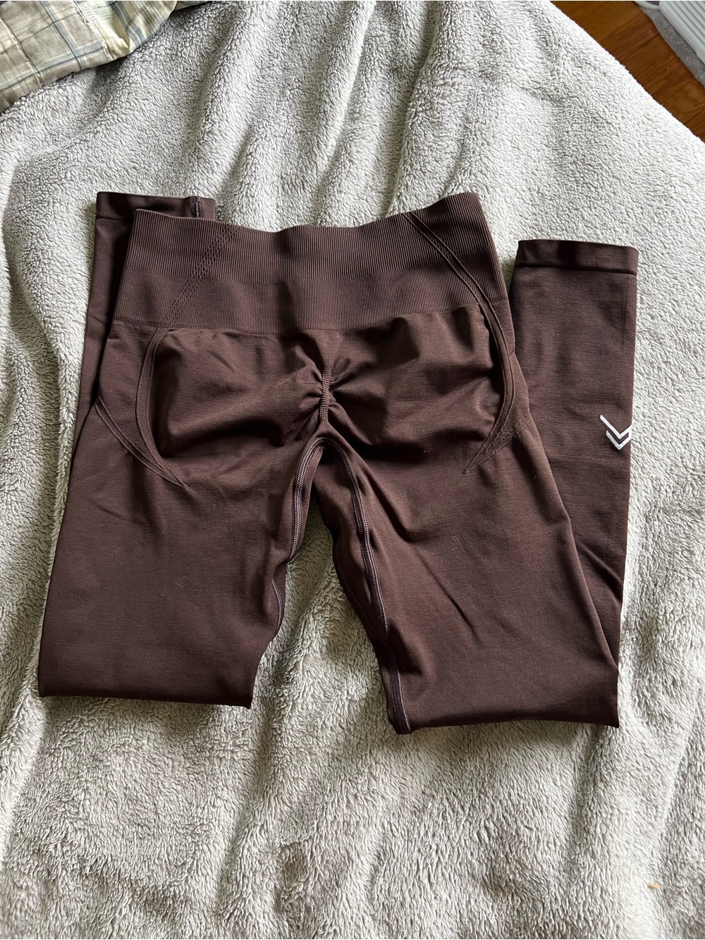 Oner Active Women’s Plum Brown Effortless Seamless Leggings Small - Picture 3 of 5